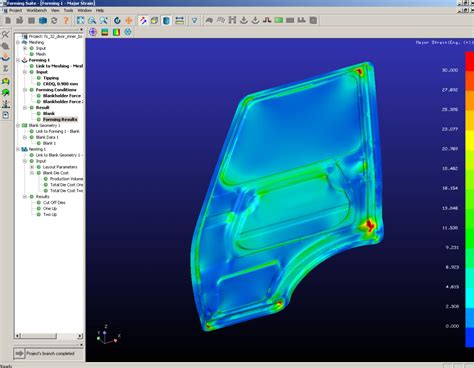 simulation with sheet metal parts|metal forming simulation.